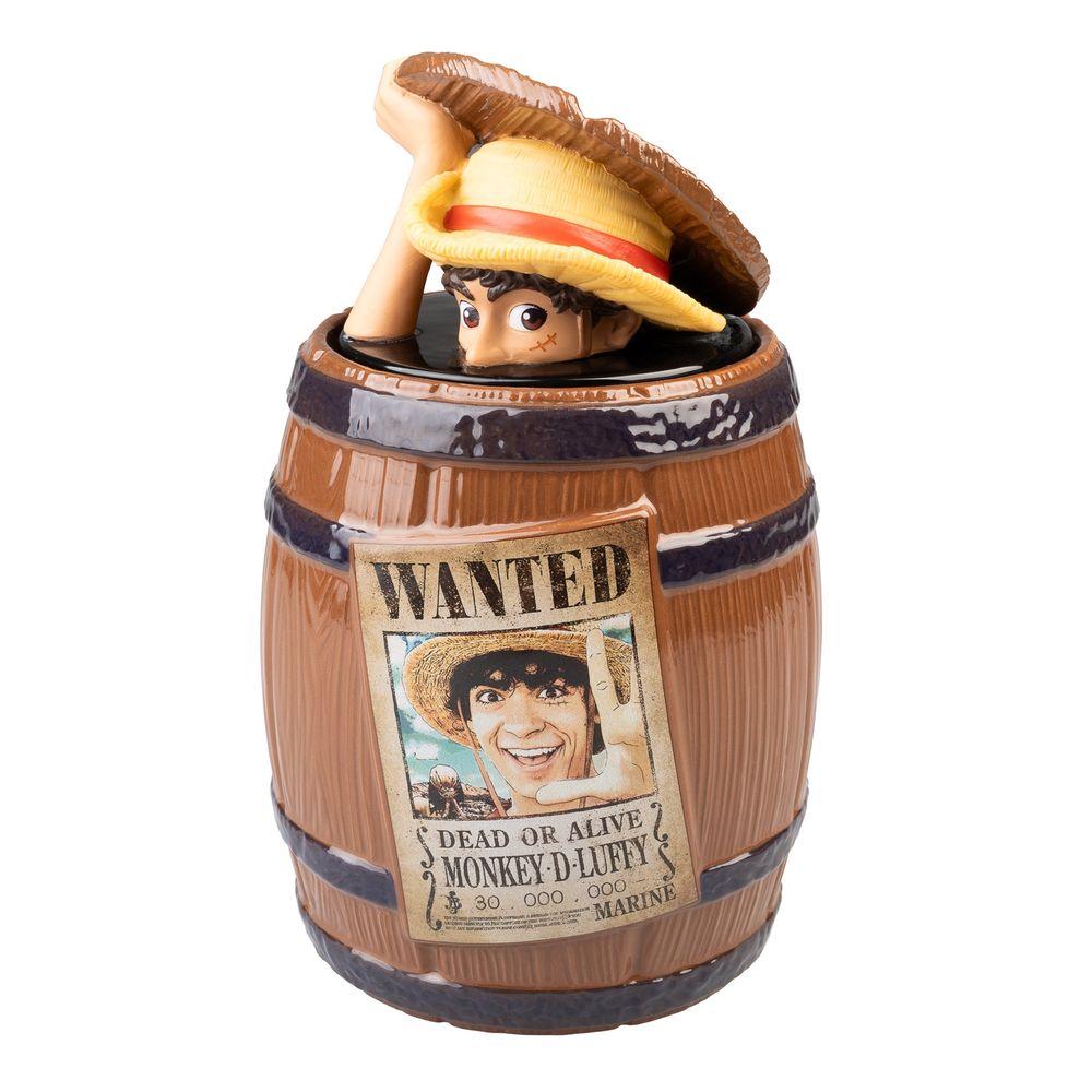Grupo Erik One Piece - Netflix Wanted Monkey D. Luffy Cookie Jar Pot de stockage - Multicolore